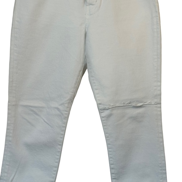 Free People We the Free 5 Button Fly Jeans High Rise Raw hems Distressed Size 31 - Picture 6 of 16